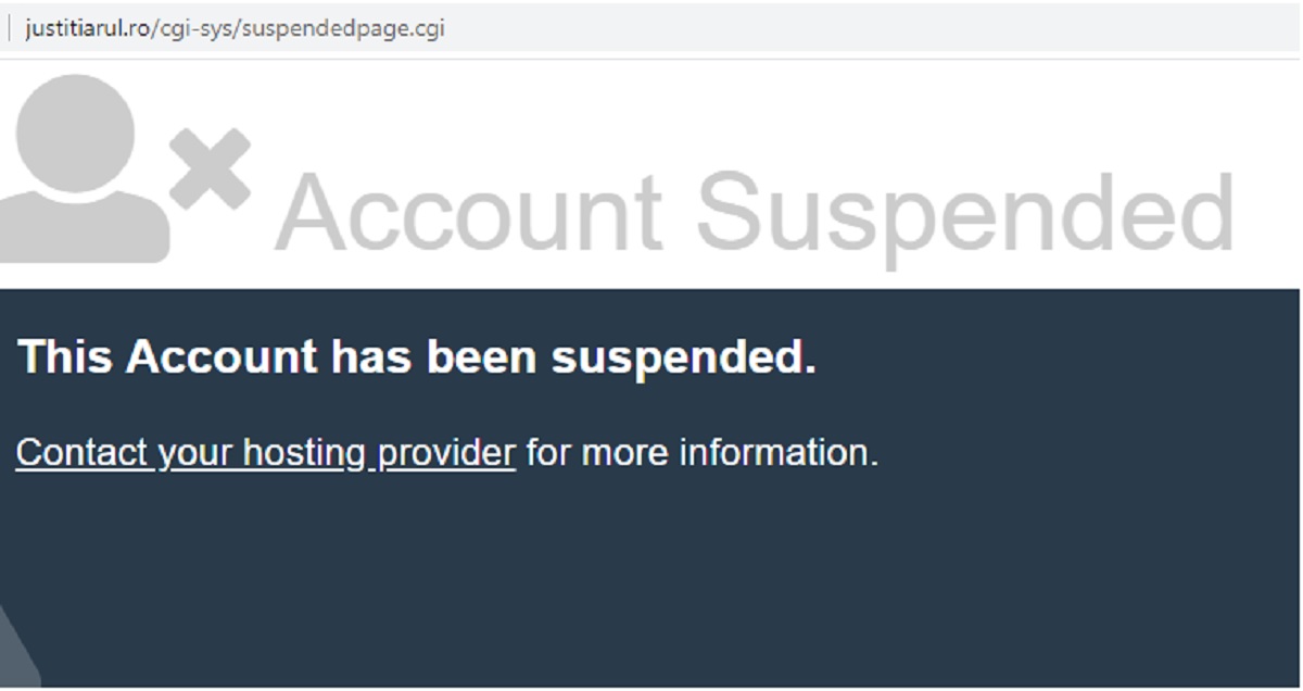 Site-ul închis pentru fake news justiarul.ro va fi redeschis la cererea ministrului de interne