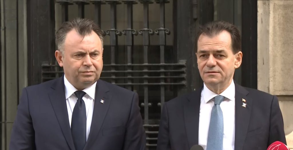 Excepțiile purtării măștii, motiv de ceartă între Ludovic Orban și Nelu Tătaru, susțin surse guvernamentale
