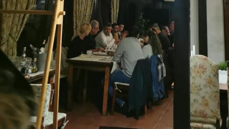 Marcel Ciolacu a dezvăluit cine l-a fotografiat fără mască la restaurantul din Buzău, alături de 10 persoane