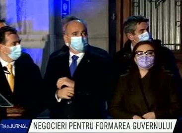 Acordul coaliţiei dintre PNL, USR-PLUS și UDMR va fi semnat luni seara