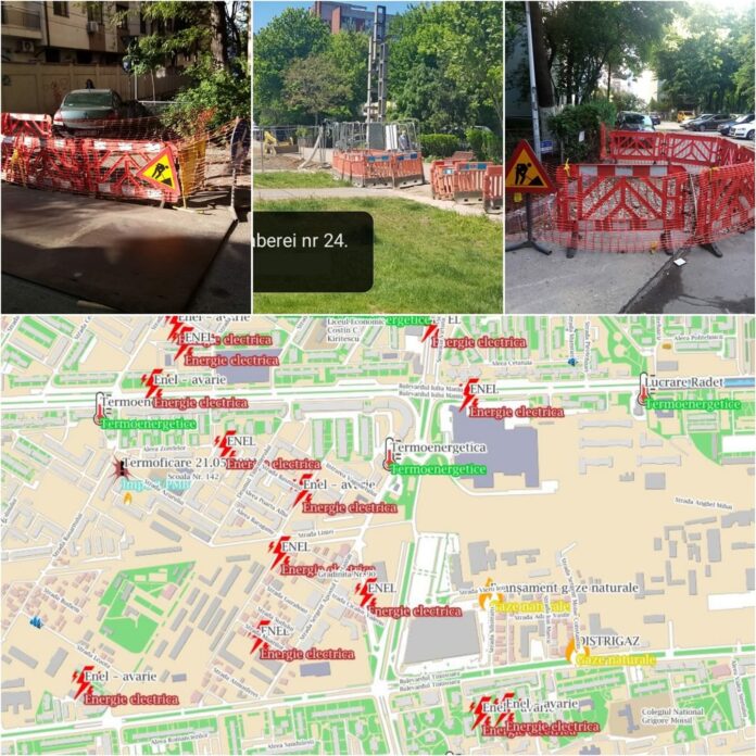 harta lucrărilor edilitare