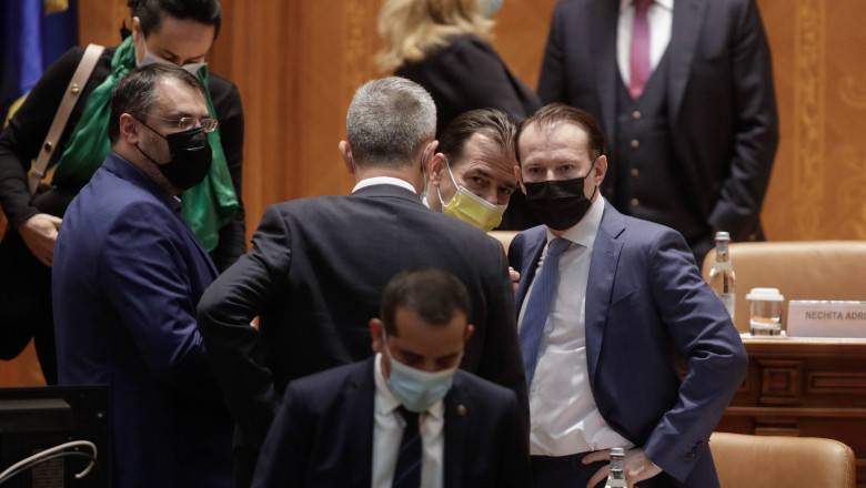 PNRR a fost prezentat miercuri în parlament de către premierul Florin Cîțu