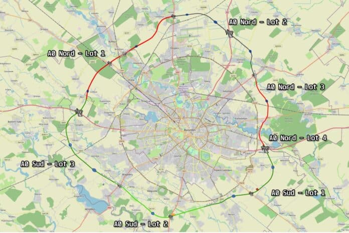 Autostrada de centură a Bucureștiului este în plin proces de construire