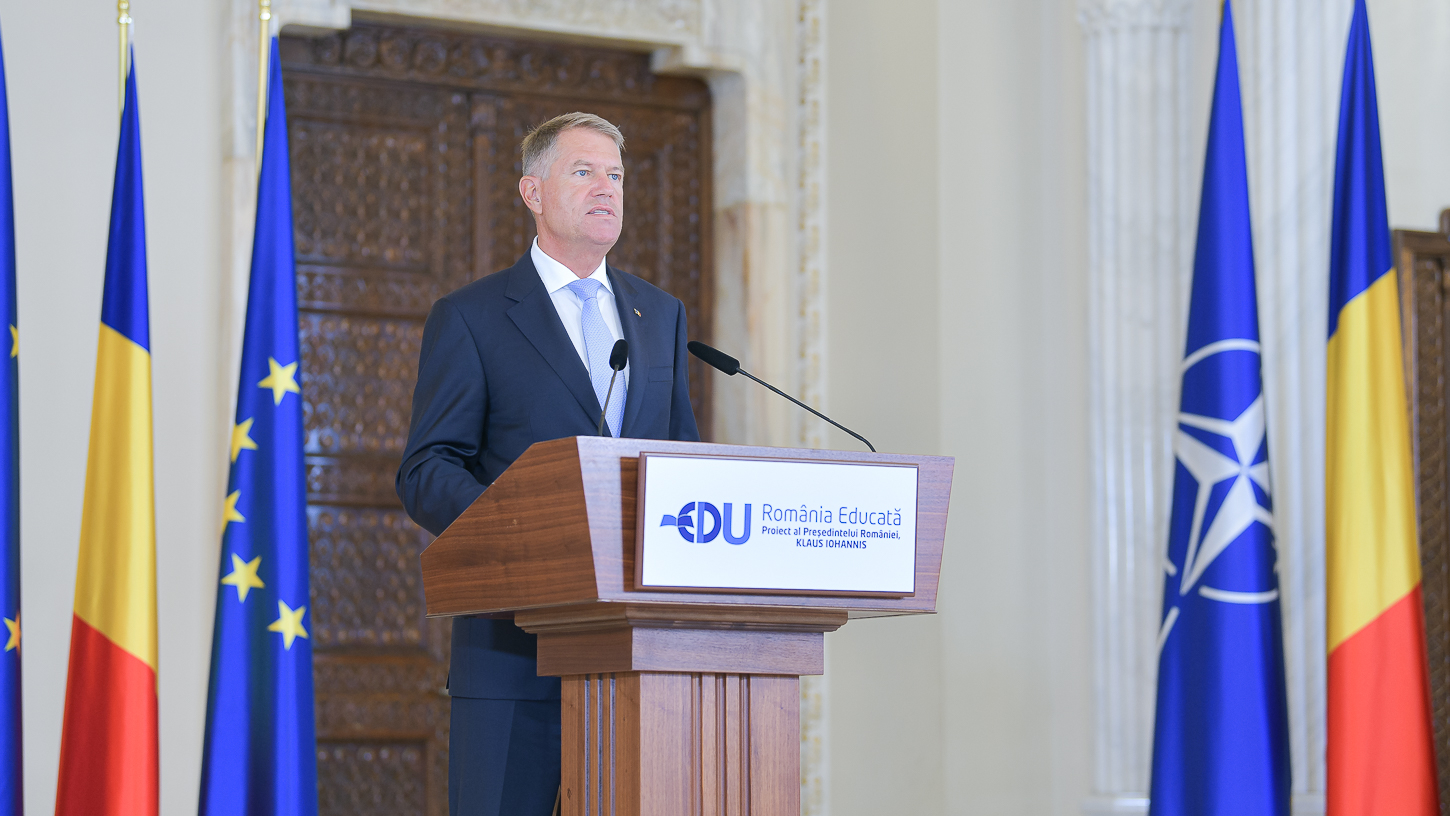 Klaus Iohannis: Vreau un bacalaureat care să evalueze corect capacitatea absolvenților de a se descurca în viață