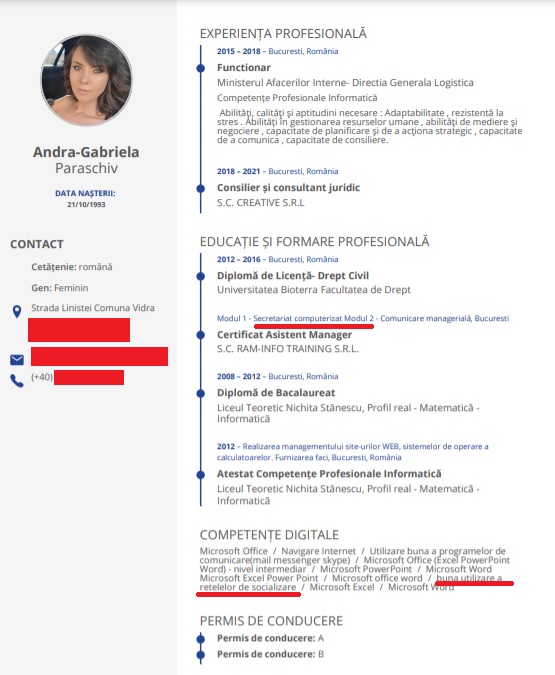 secretară manichiuristă