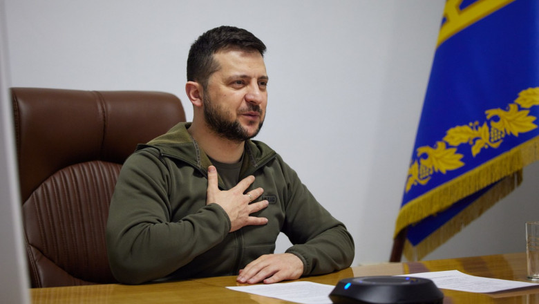 Volodimir Zelenski va vorbi luni în Parlamentul României