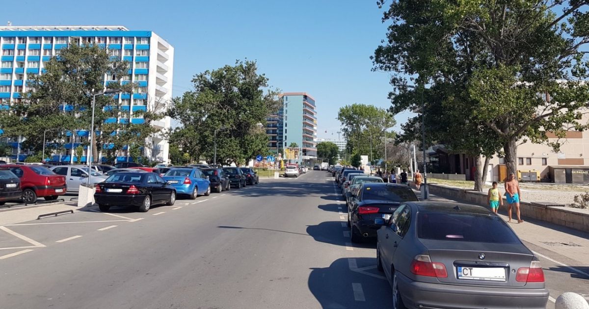 Taxa de parcare a fost eliminată în stațiunile din sudul litoralului
