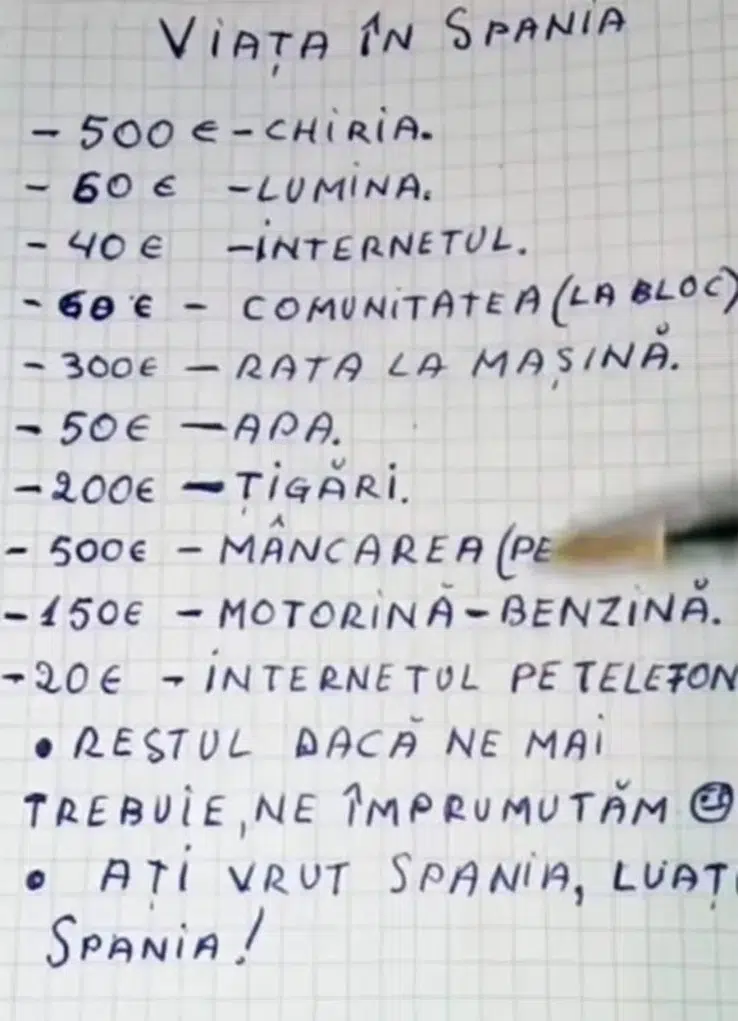 Viața în Spania pentru un român