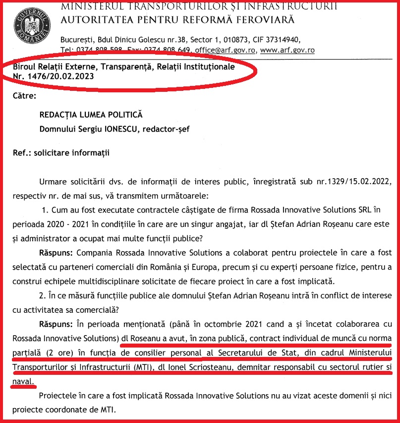 RASPUNS STEFAN ROSEANU