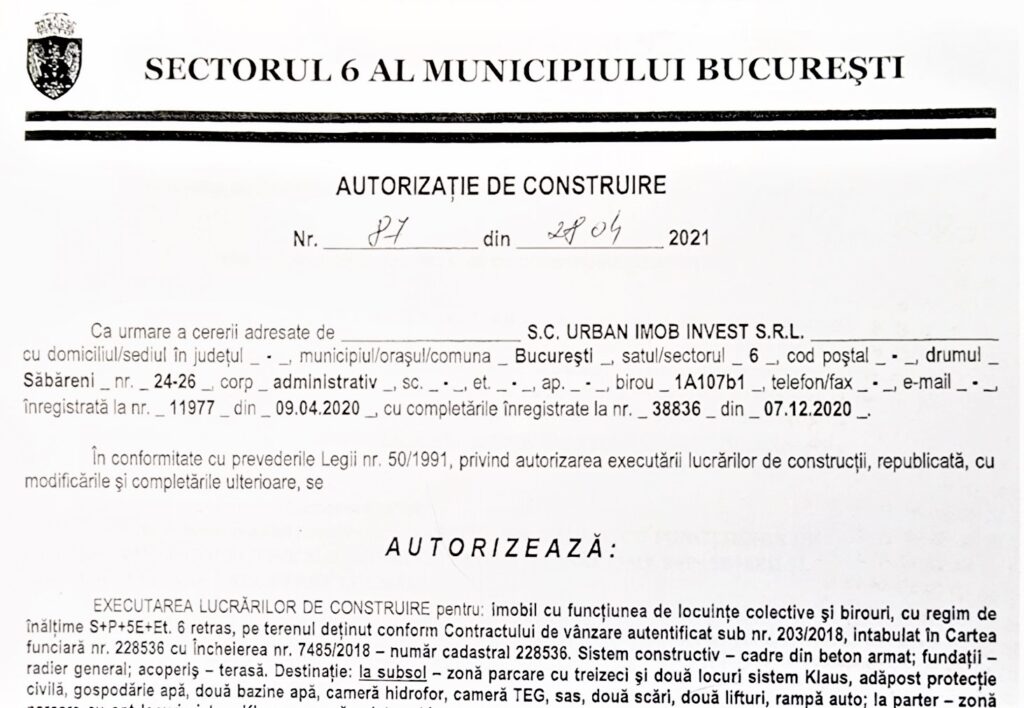 Ciprian Ciucu autorizație