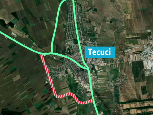 Centura din Tecuci are nevoie de reparații, la două luni de la inaugurare