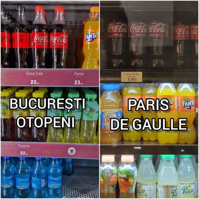 Aeroportul Otopeni este mai scump decât cel din Paris, la apă și suc