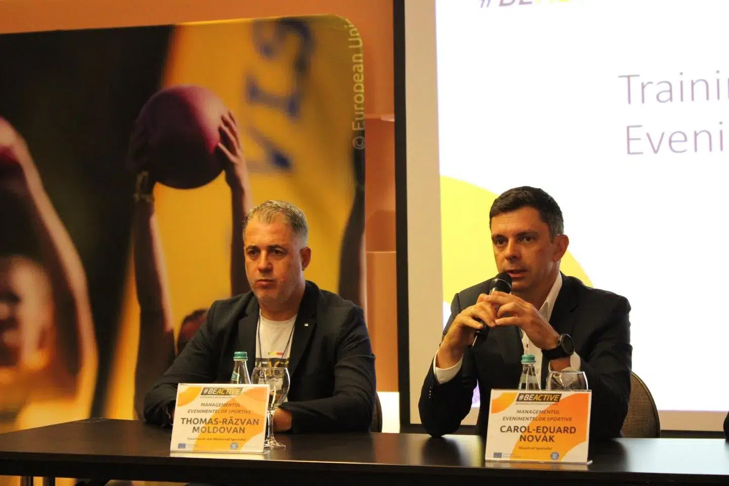Eduard Novak, încă ministru al Sportului: 
