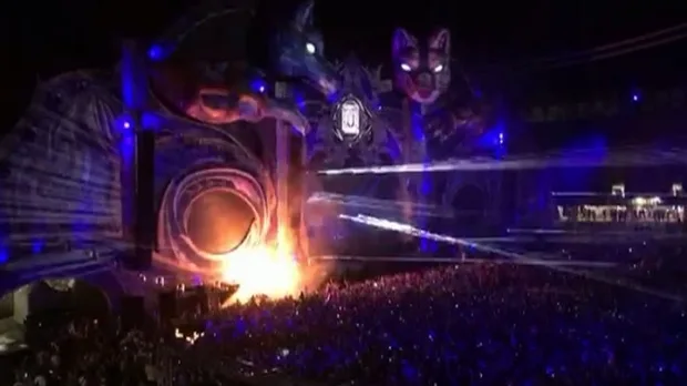 Un incendiu a izbucnit pe scena festivalului Untold din Cluj-Napoca