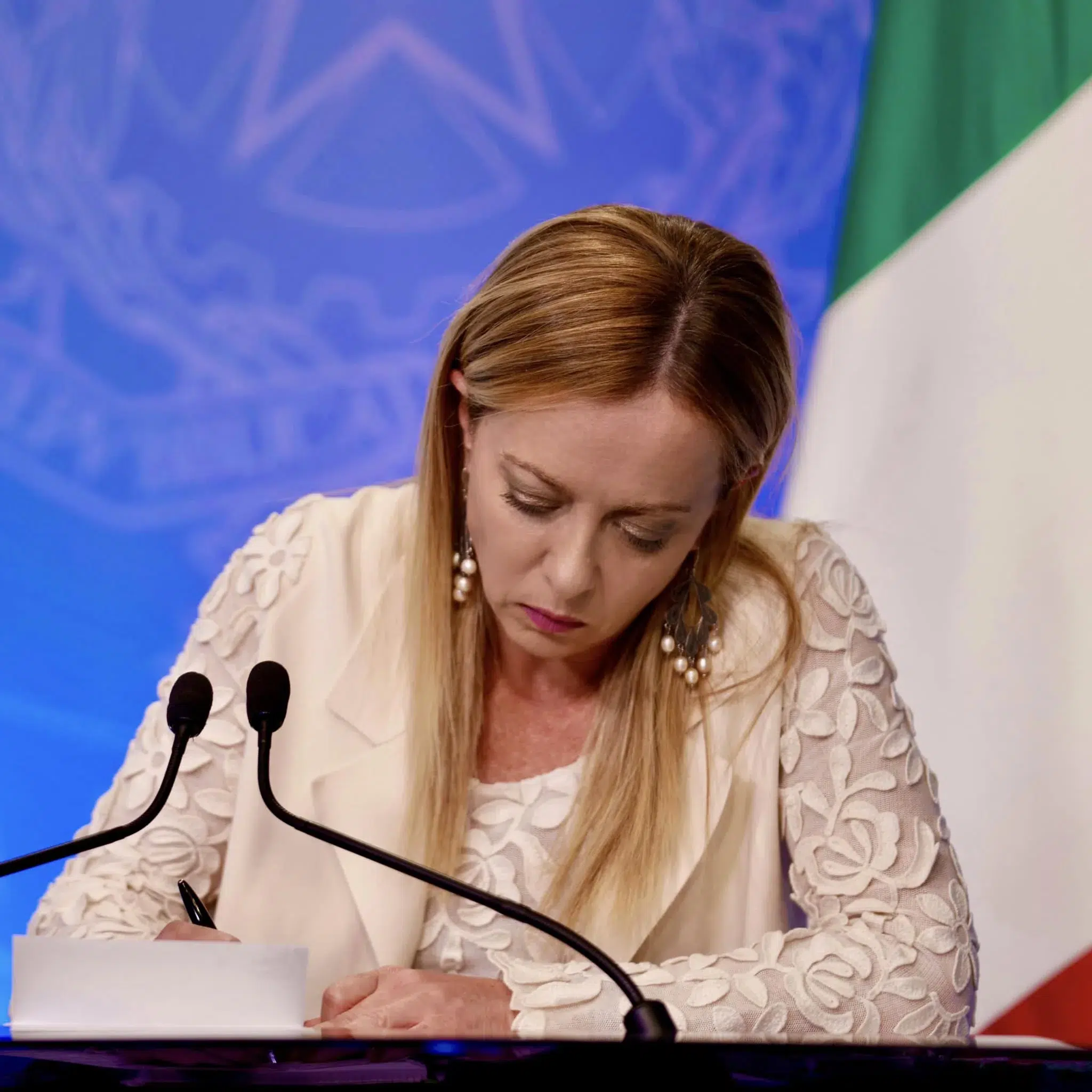 Prim-ministrul Italiei, Giorgia Meloni, 