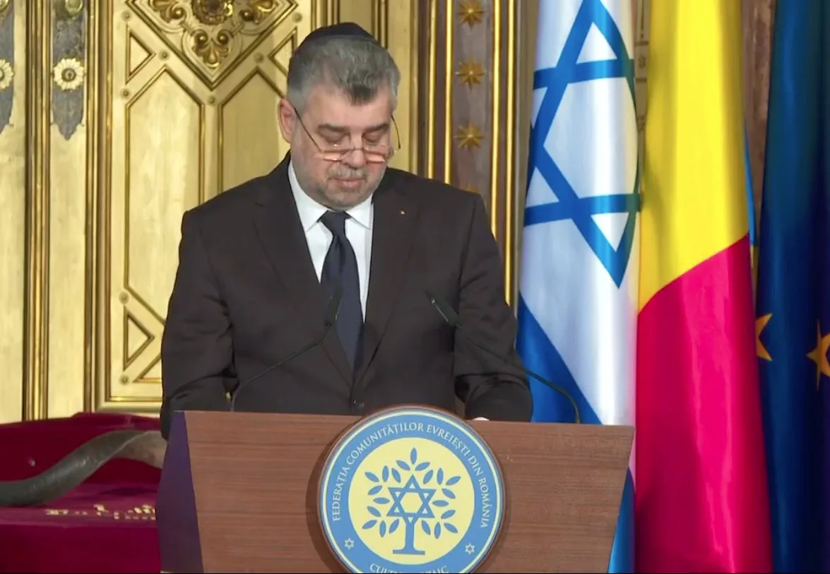 Marcel Ciolacu, despre combaterea antisemitismului: „ realitate deosebit de periculoasă cu care ne confruntăm și astăzi, agravată de evenimentele recente și alimentată de grupurile extremiste”