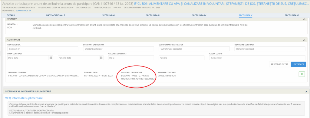 4 contract valoare firme