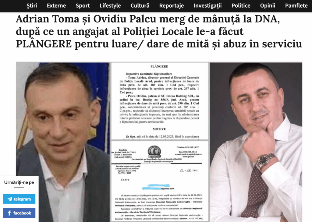 Oviciu Palcu SRI