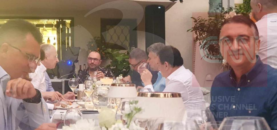 Marcel Ciolacu și Mircea Geoană, surprinși la aceeași masă într-un local din București
