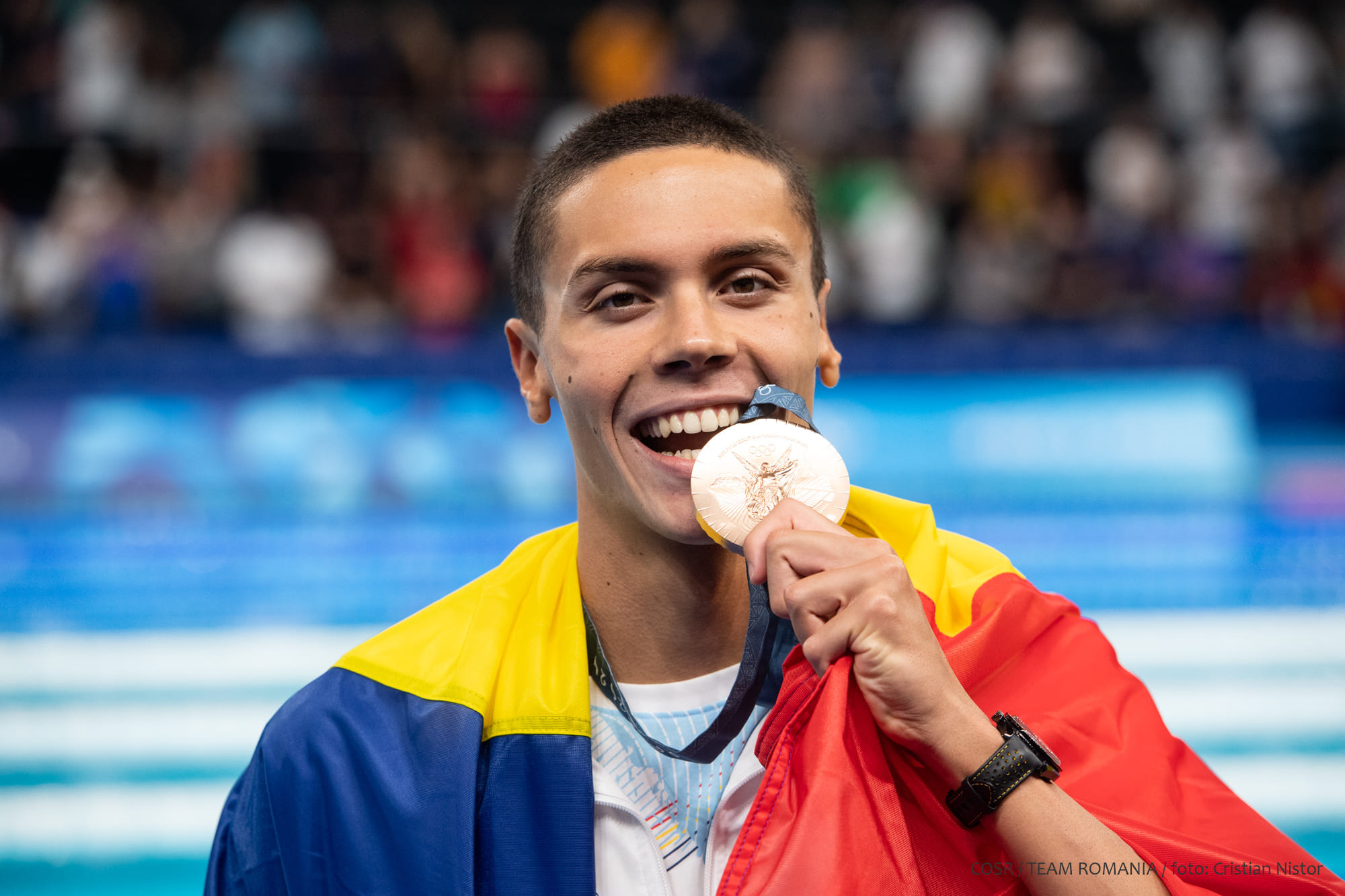 Promisiunea făcută campionului olimpic David Popovici de rectorul UBB, pentru 6 milioane de euro