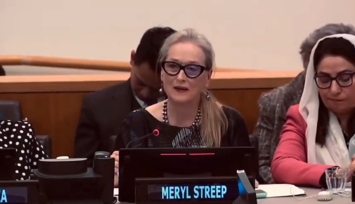 Meryl Streep denunță opresiunea femeilor din Afganistan la Adunarea Generală ONU: