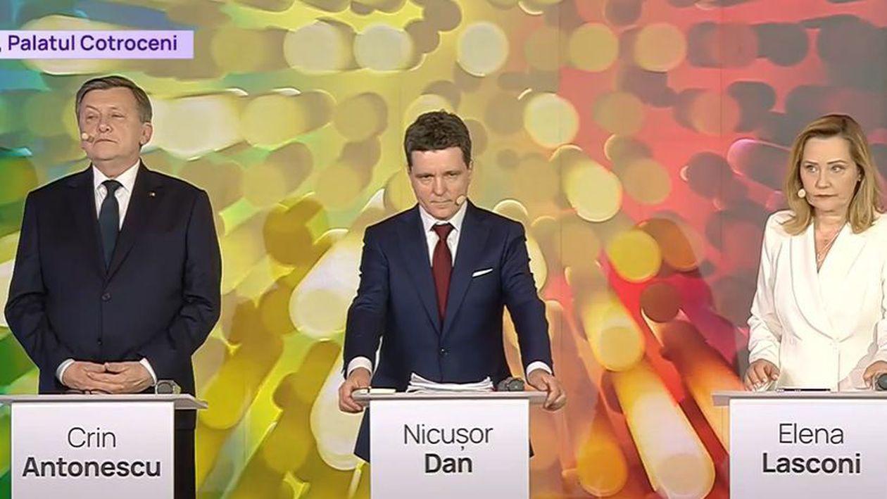Crin Antonescu, Nicușor Dan și Elena Lasconi