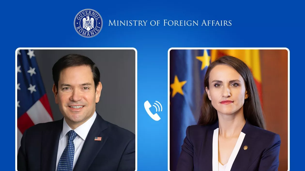 Marco Rubio și Oana Țoiu