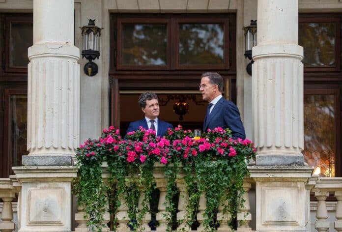 Nicușor Dan și Mark Rutte